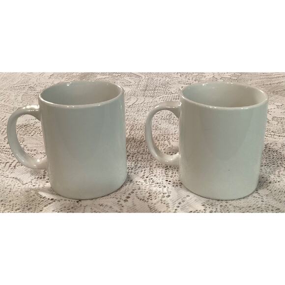 BIA Cordon Bleu White Christmas Tree Porcelain Mugs Set of 2 Coffee Cups - Picture 6 of 10